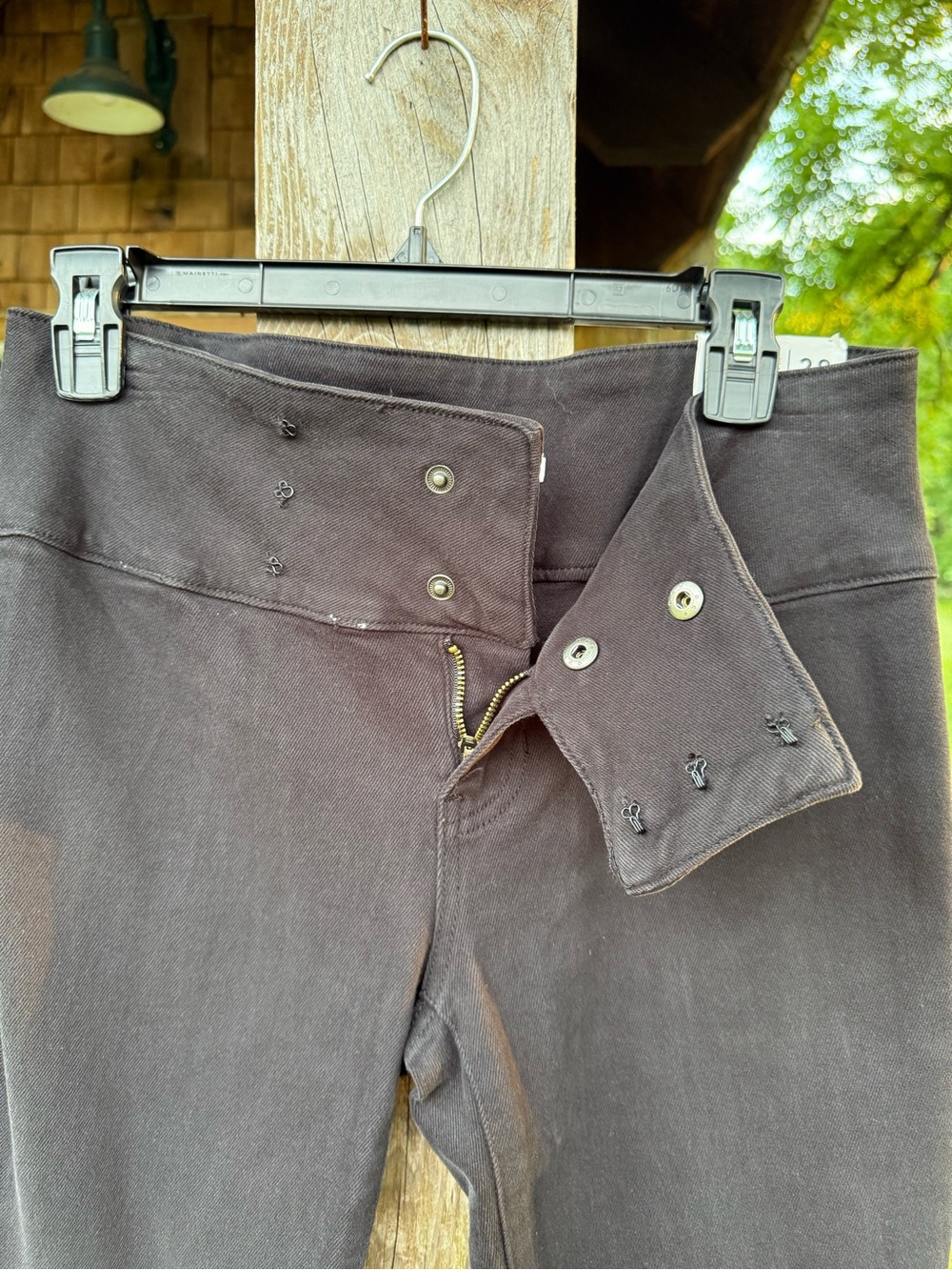 NWT PacSun Y2K Low Rise Bootcut Pants with Silver Butterfly Graphic - Picture 5 of 5
